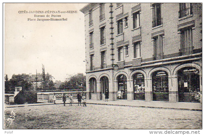 EPINAY SUR SEINE - Cités-Jardins - Bureau De Postes - Place Jacques Blumenthal  (92473) - Other & Unclassified