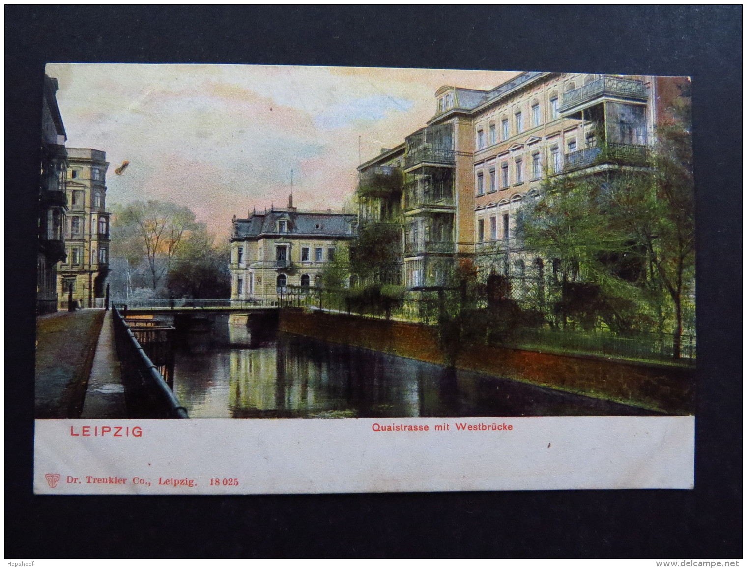 Postcard Postkarte Germany Deutschland Leipzig Quaistrasse Mit Westbrücke Unused - Ohne Zuordnung