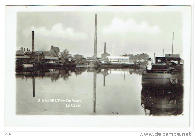 Carte Photo. Hasselt. De Vaart. Le Canal - Hasselt