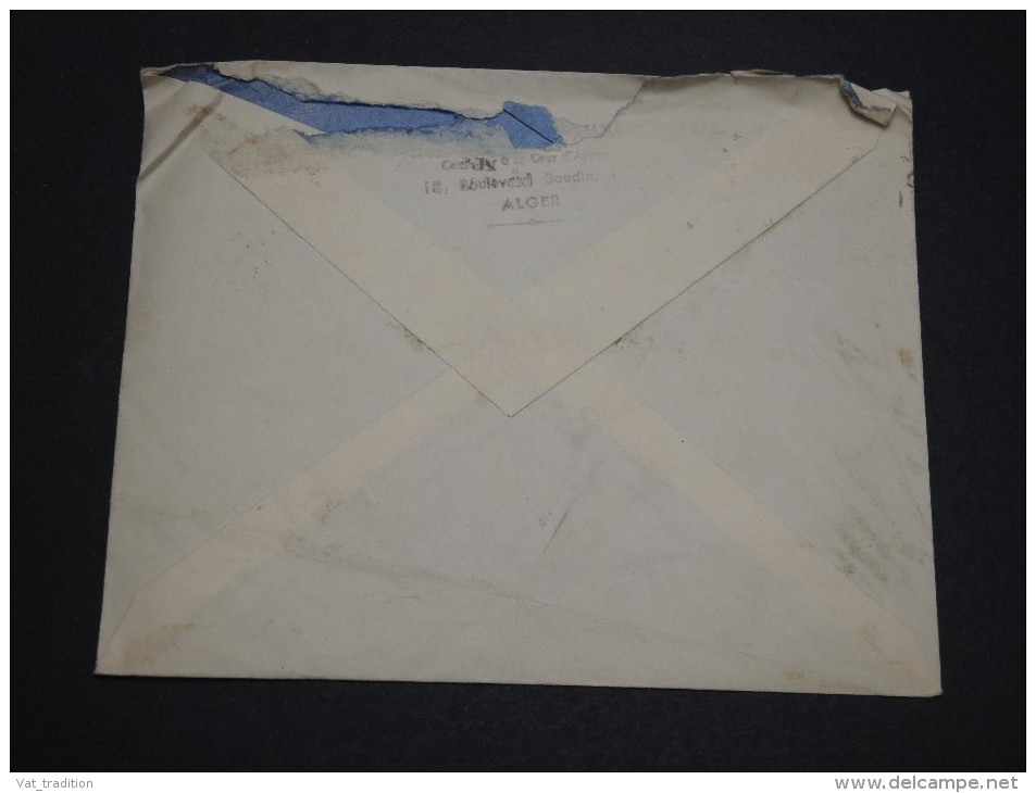 FRANCE / ALGÉRIE - Enveloppe De Alger Pour Alger En 1943 , Oblitération Mécanique De Propagande - A Voir - L 4504 - Lettres & Documents