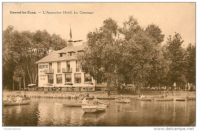 Genval.  L'Argentine Hôtel, Le Canotage - Rixensart