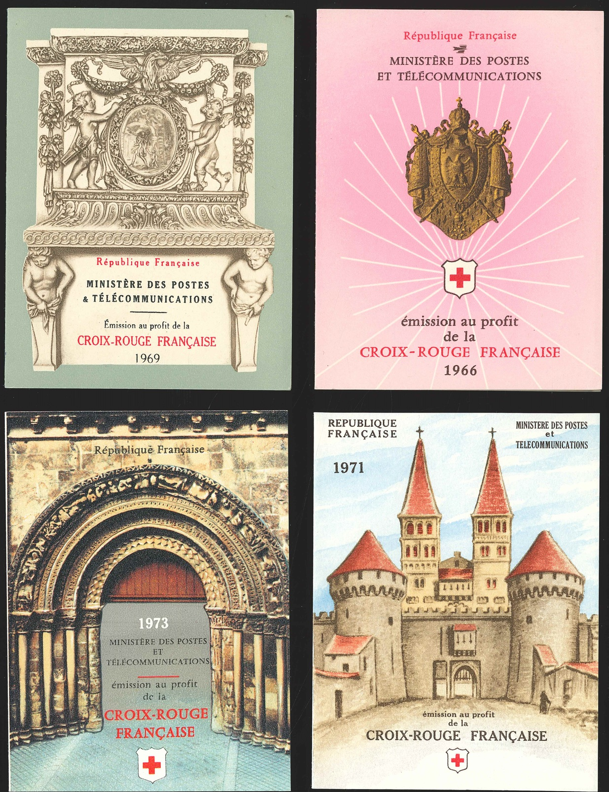 Carnets "Croix Rouge" ** 1954, 66, 67, 69, 71, 73, 7475, 76, 77 Et 1978. - Rode Kruis