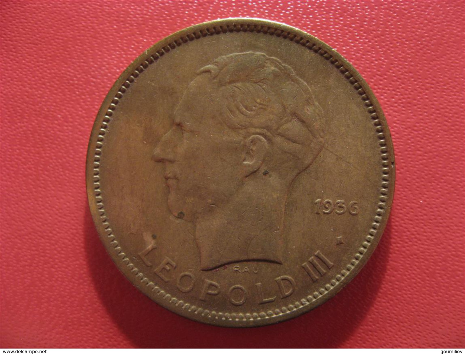 Congo Belge - 5 Francs 1936 Leopold III 2638 - 1934-1945: Leopold III