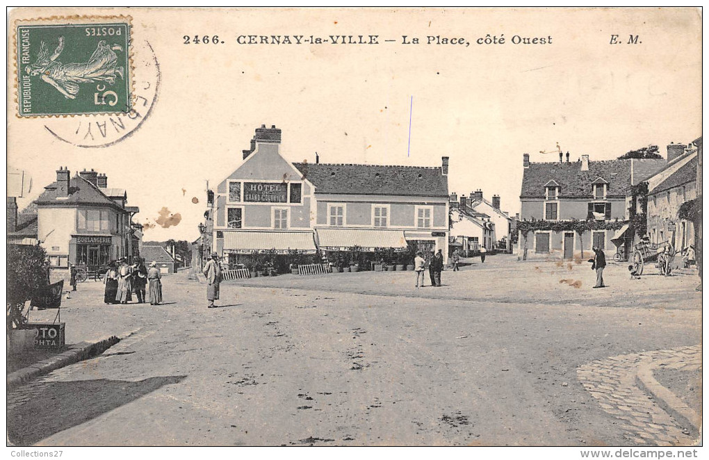 78-CERNAY-LA-VILLE- LA PLACE CÔTE OUEST - Cernay-la-Ville