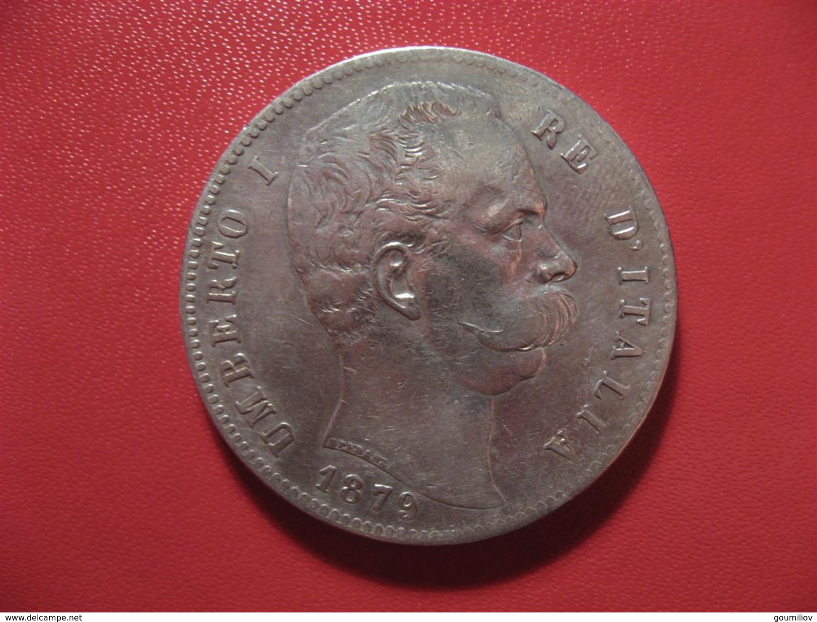 Italie - 5 Lire 1879 R Rome 9838 - 1878-1900 : Umberto I