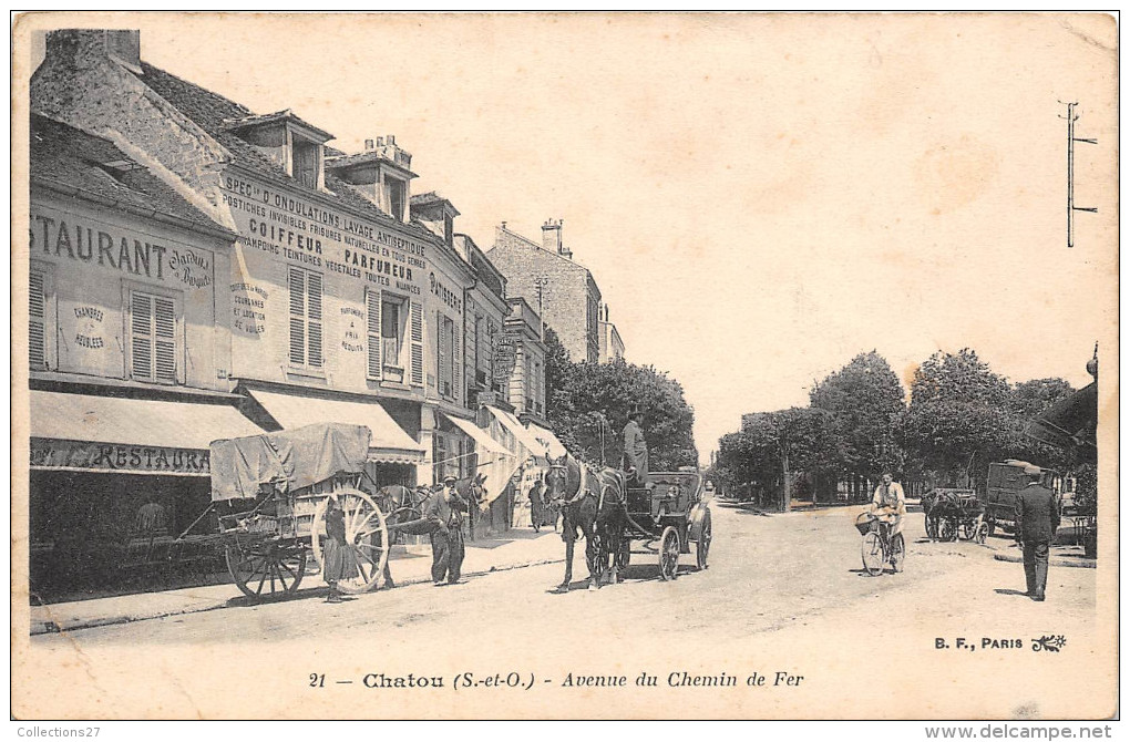 78-CHATOU- AVENUE DU CHEMIN DE FER - Chatou