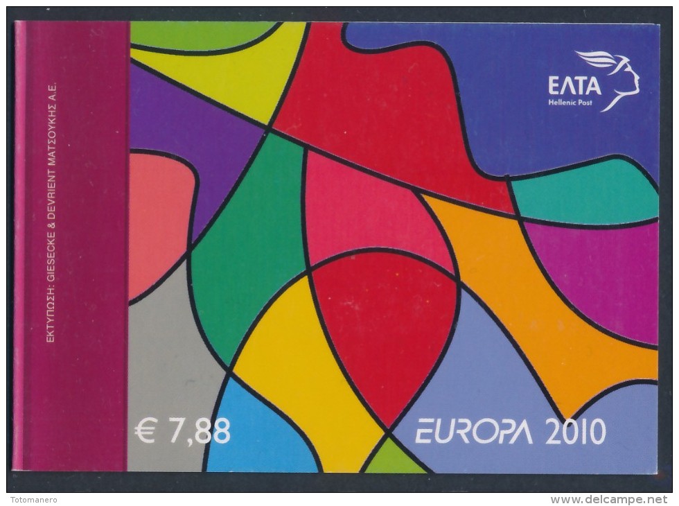 GREECE/Griechenland, EUROPA 2010 "Children's Books" Booklet** - 2010