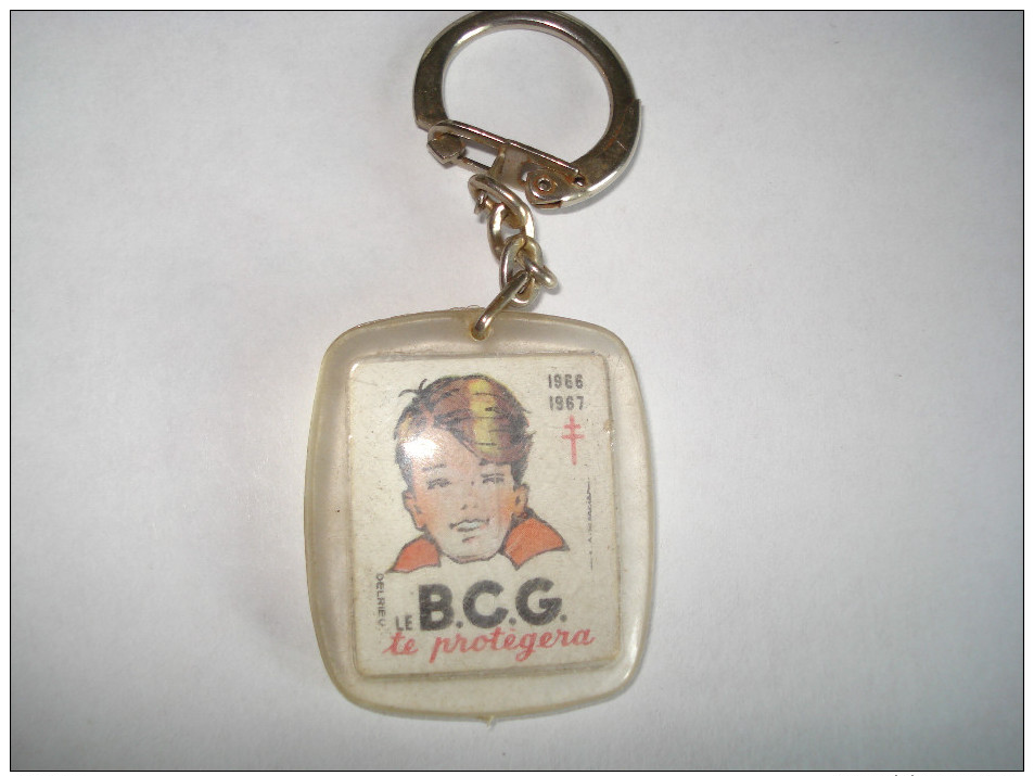 PORTE CLEFS ---  LE BCG Le Protégera - COMITE NATIONALE De DEFENSE - TUBERCULOSE - Porte-clefs