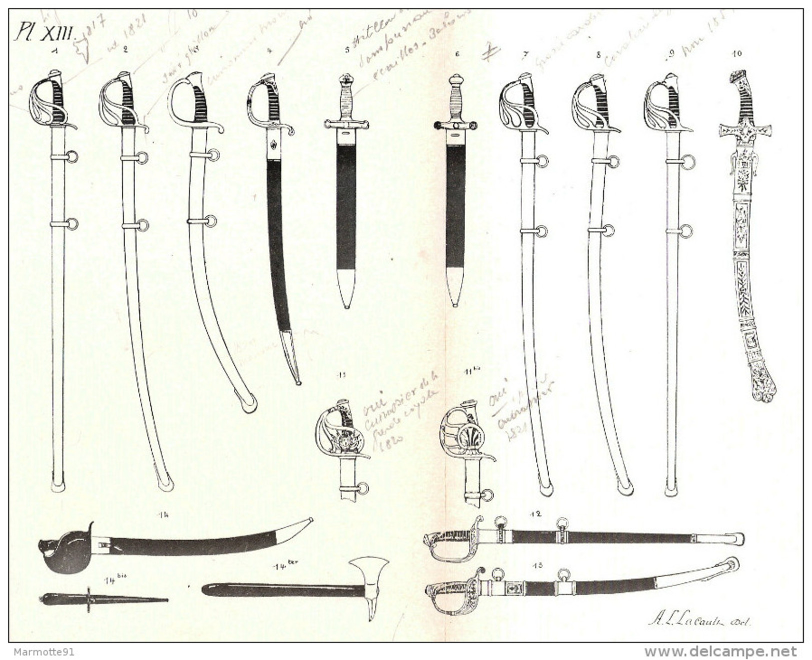 BOTTET MONOGRAPHIES ARME BLANCHE 1789 1870 ARME FEU PORTATIVE 1713 1900 ARMEE FRANCAISE GUIDE COLLECTION - Frans