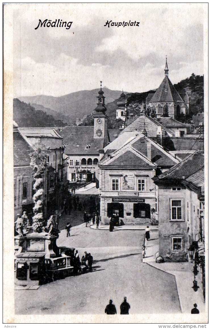 MÖDLING (NÖ) - Hauptplatz, Gel.1924 - Mödling