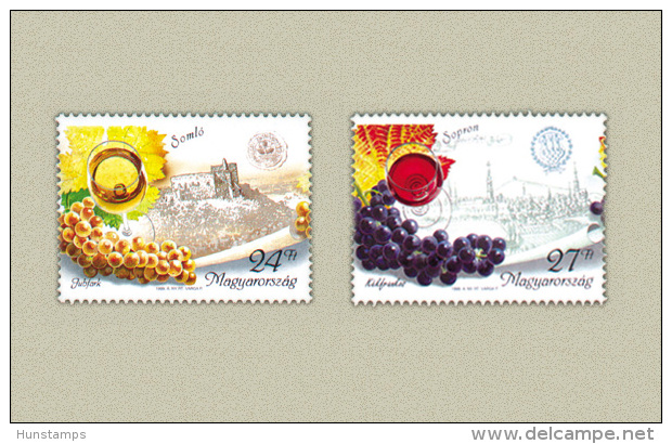 Hungary 1999. Drink - Wein Set MNH (**) Michel: 4551-4552 / 0.60 EUR - Vini E Alcolici