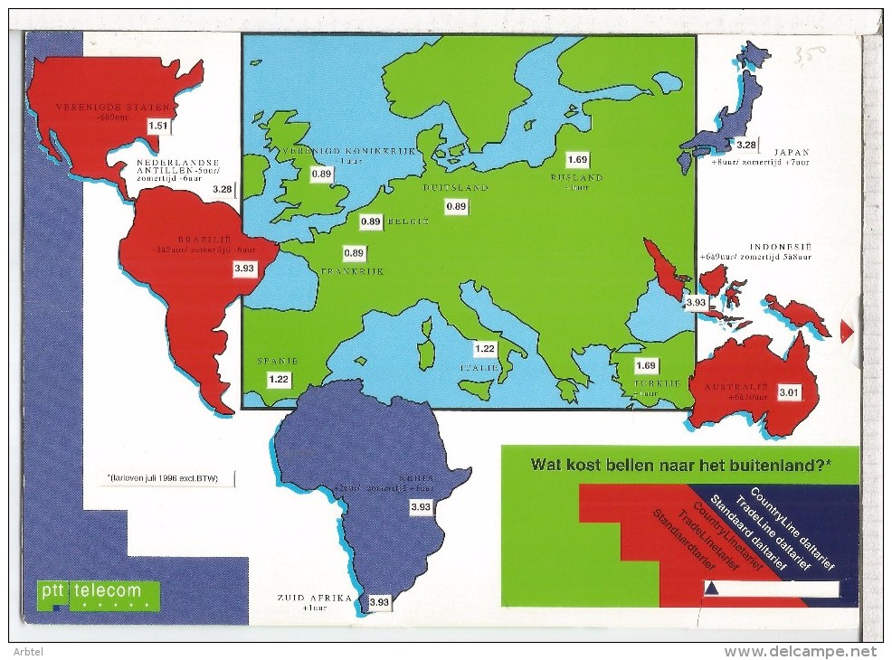 HOLANDA CALCULADOR DE TARIFAS - Otros & Sin Clasificación