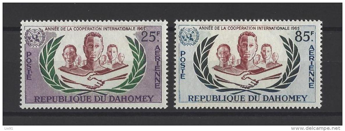 DAHOMEY . YT  PA  30/31  Neuf **  Année De La Coopération Internationale  1965 - Benin – Dahomey (1960-...)