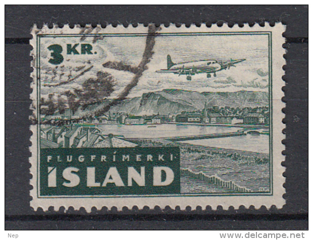 IJSLAND - Michel - 1947 - Nr 246 - Gest/Obl/Us - Luchtpost