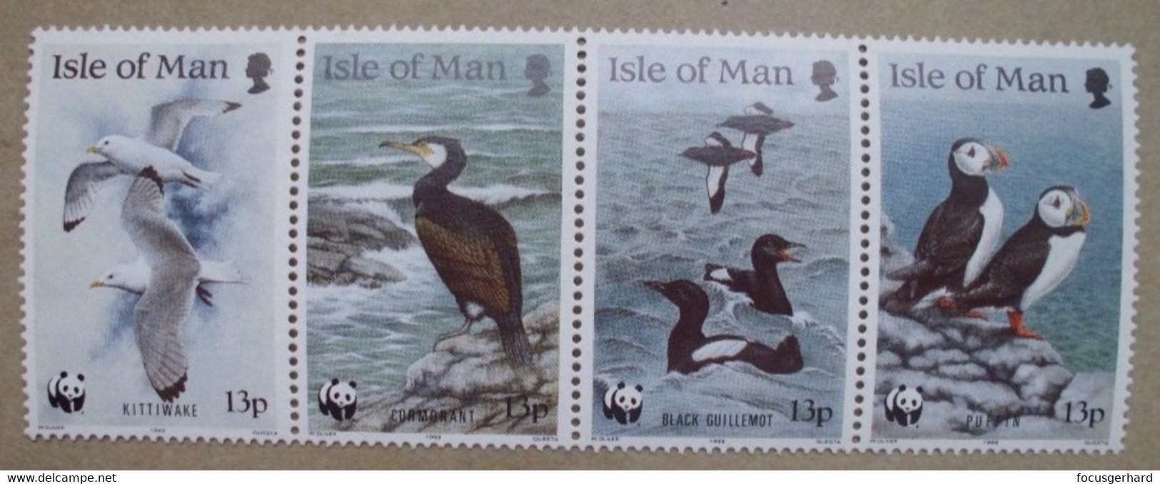 Insel Man     WWF      1989       ** - Unused Stamps