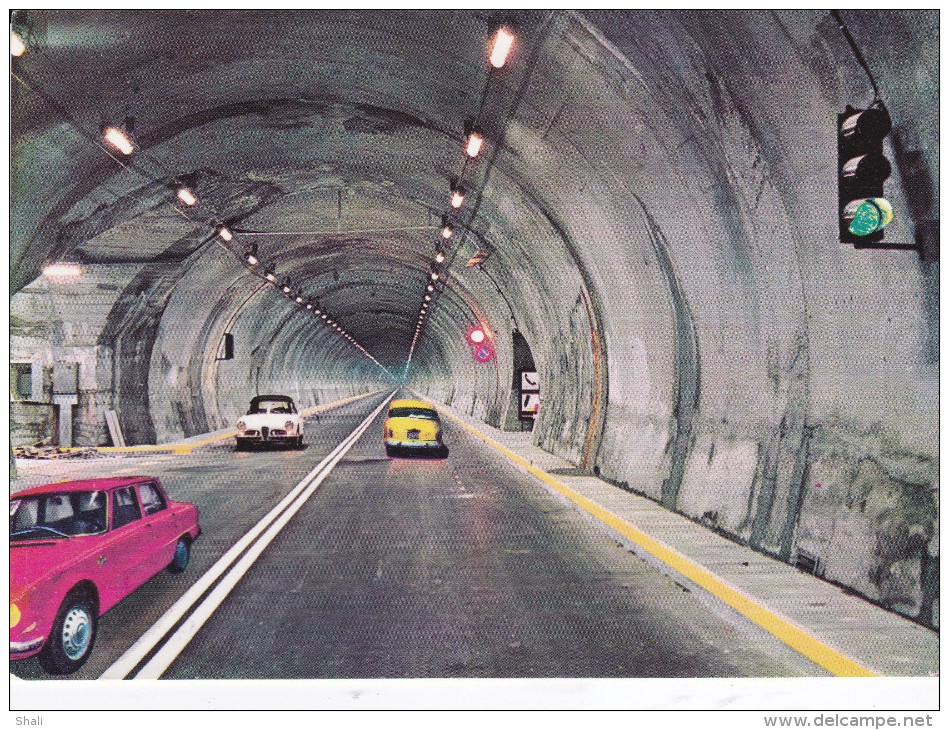 CPSM COURMAYEUR ENTREVES CHAMONIX TUNNEL - Andere & Zonder Classificatie