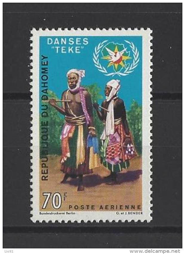 DAHOMEY . YT  PA  116  Neuf **  Danse  1970 - Benin – Dahomey (1960-...)