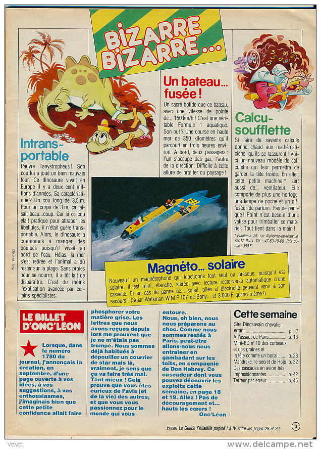 JOURNAL DE MICKEY, N° 1783 (1986), Dingo, Pim Pam Poum, Paris, Mini-B.D., Hägar Dünor, Hérisson, Mandrake, Pôle-Emile... - Journal De Mickey