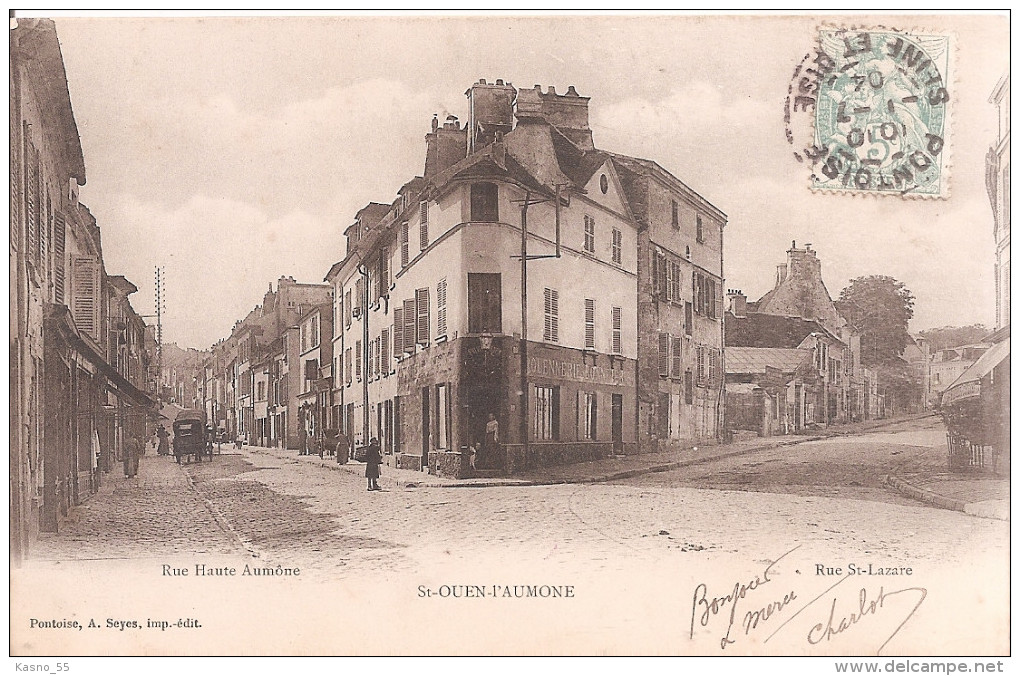 Saint - Ouen - L ´ Aumone . Rue Saint - Lazare . - Saint-Ouen-l'Aumône