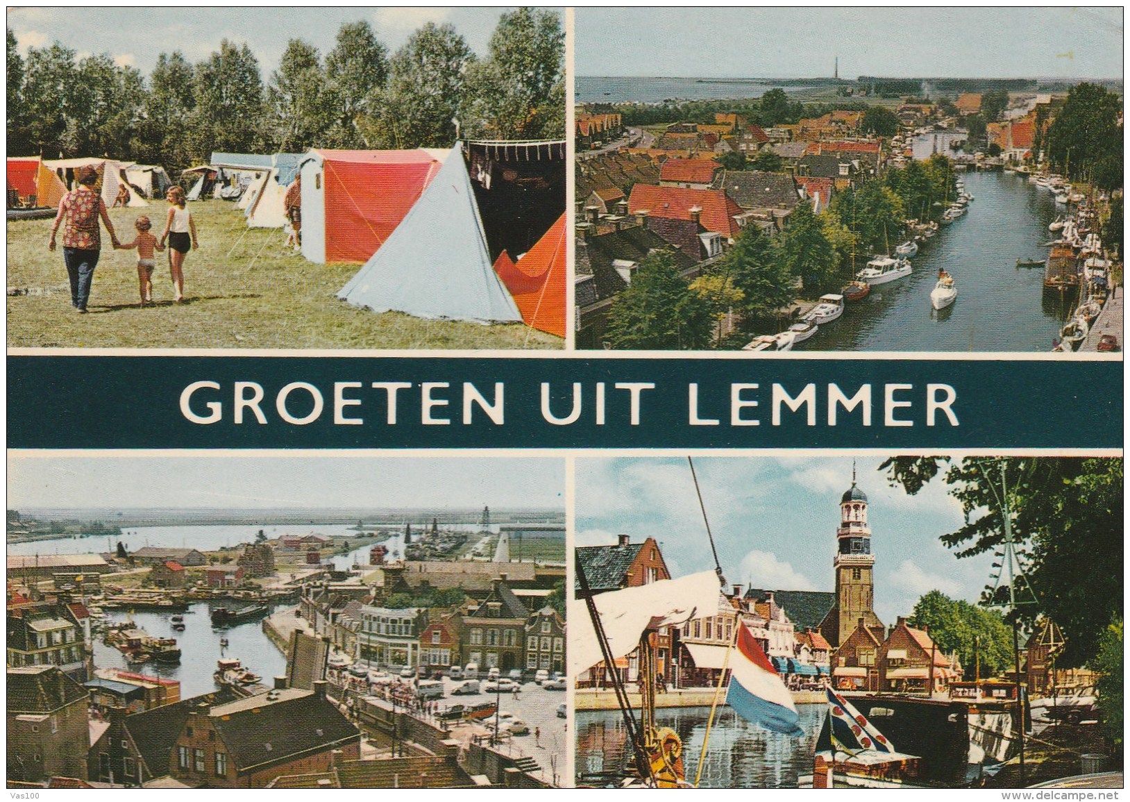 #BV3983   GROETEN UIT LEMMER, WATER, NETHERLANDS. - Lemmer