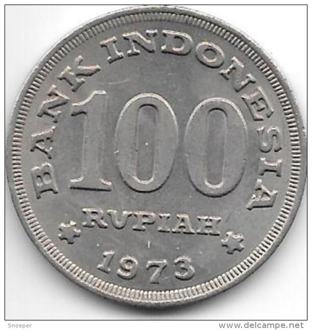 *indonesia 100 Rupiah 1973  Km 36  Unc - Indonesia