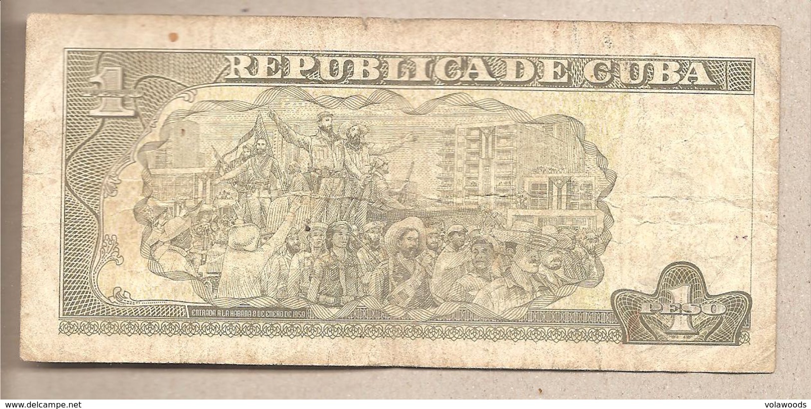 Cuba - Banconota Circolata Da 1 Peso P-128e - 2010 #19 - Cuba