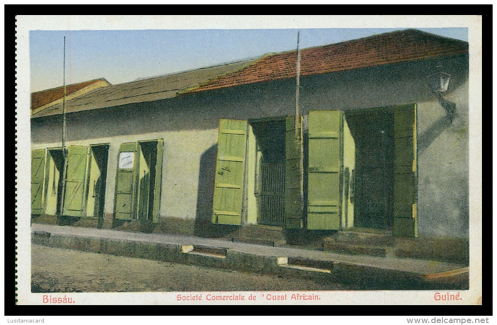 BISSAU - Societé Comerciale De L'Ouest Africain. Carte Postale - Guinea-Bissau