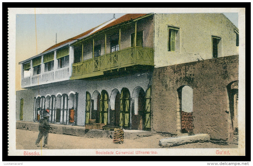 BISSAU - Sociedade Comercial Ultramarina.   Carte Postale - Guinea-Bissau