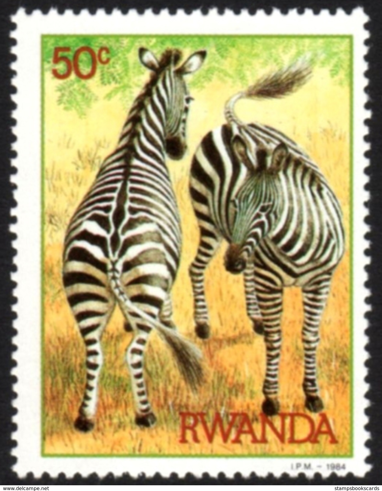 Zebra Mnh Stamp - Game