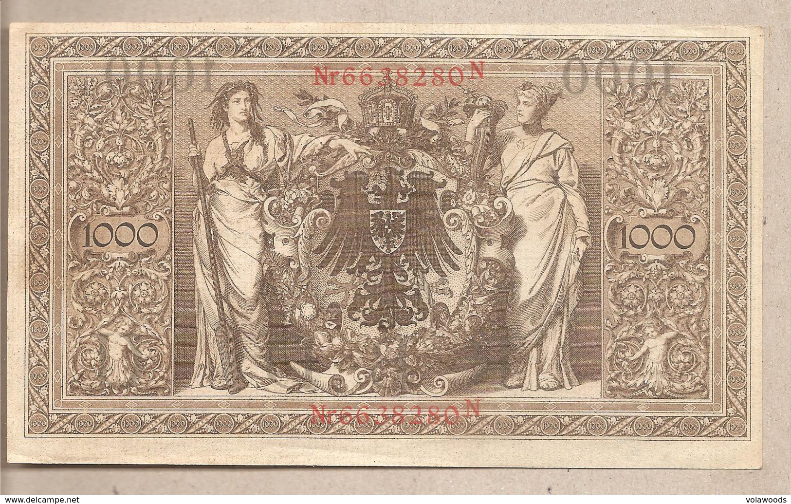 Germania - Banconota Non Circolata FdS Da 1000 Gold Marchi P-44b.5 - 1910 #17 - 1.000 Mark