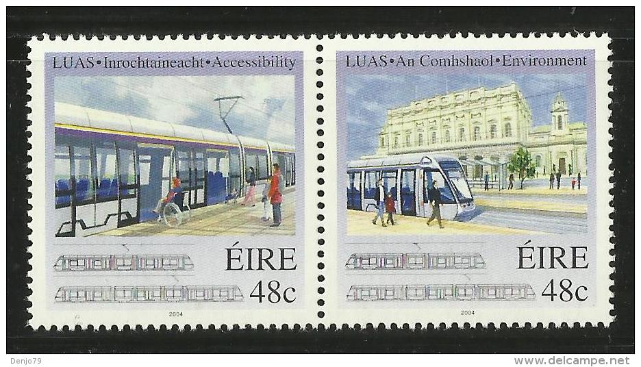 IRELAND 2004 INTRODUCTION OF LUAS TRAM SET MNH - Ongebruikt