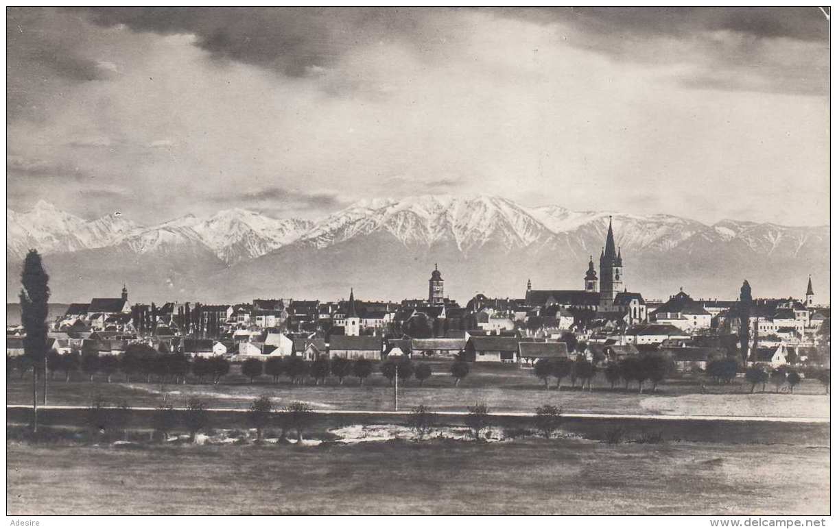 SIBIU HERRMANNSTADT - Fotokarte Gel.1932, 3 Fach Frankiert - Rumänien