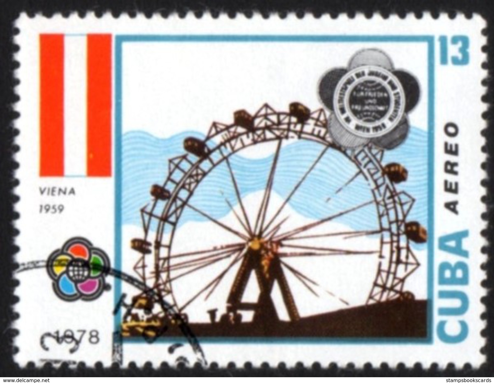 Ferris Wheel Used Stamp - Other & Unclassified