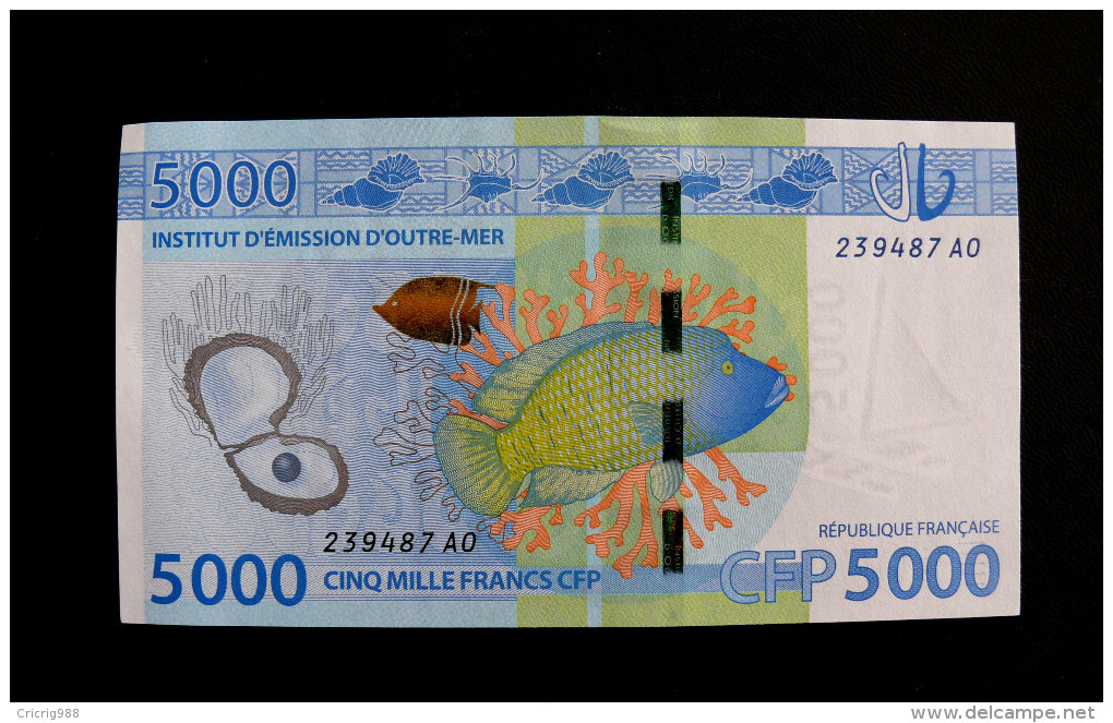 Billet De 5 000 Francs, Nouvelle Calédonie 2016 - NEUF, Série A0 ! - Territori Francesi Del Pacifico (1992-...)