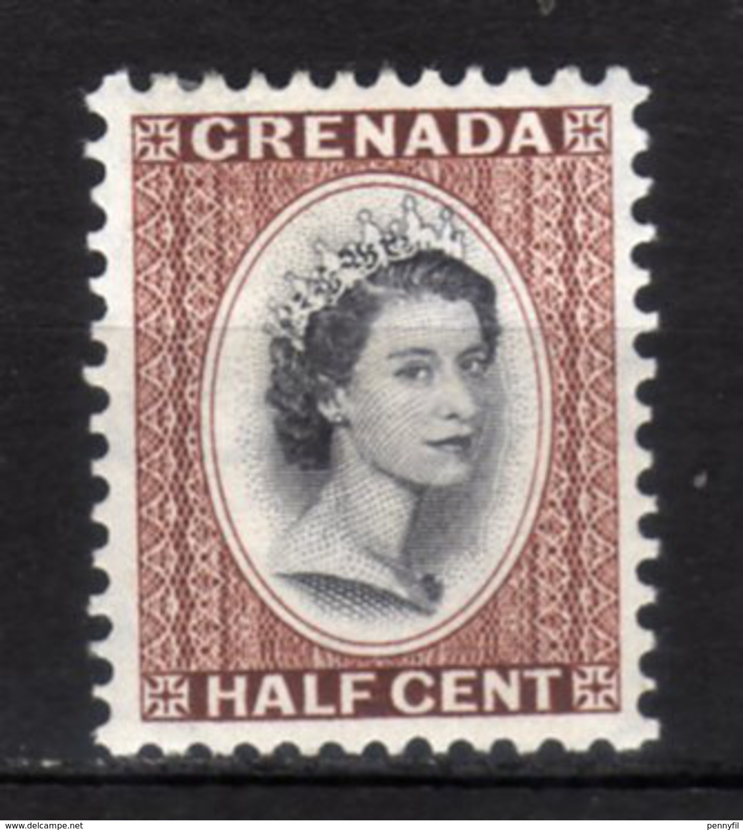 GRENADA - 1953/59 Scott# 171 * - Grenada (...-1974)