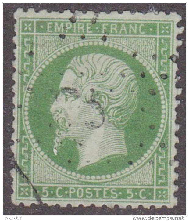 N 20  5C VERT - TB - 1862 Napoleon III