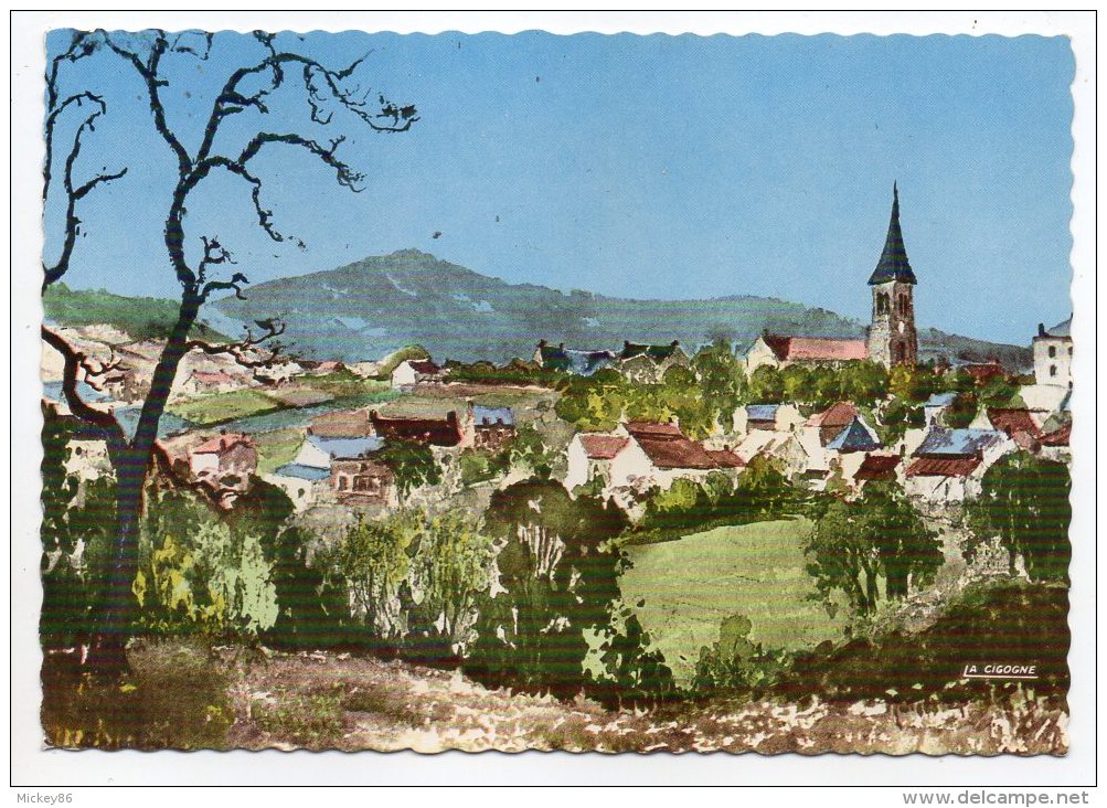 St HONORE LES BAINS--Panorama-Vue Générale ,cpsm 15 X 10 N° 2  éd  La Cigogne - Saint-Honoré-les-Bains