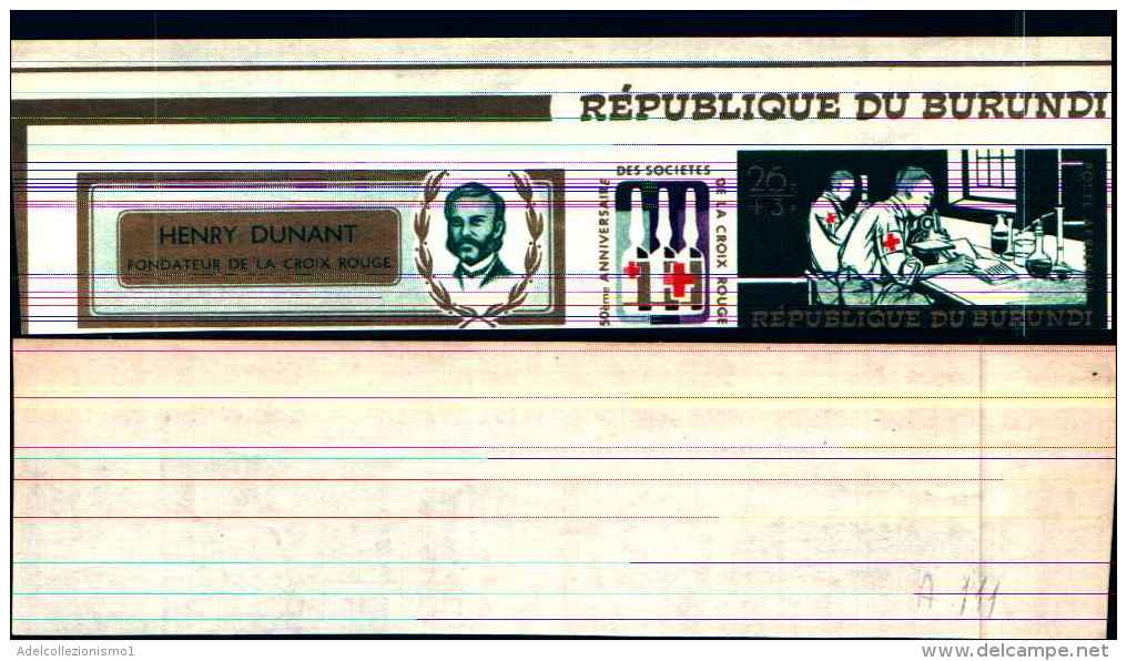 84043) Burundi-1969-50 Anni Della Croce Rossa N.111-nuovo-non Dentellato - Usati