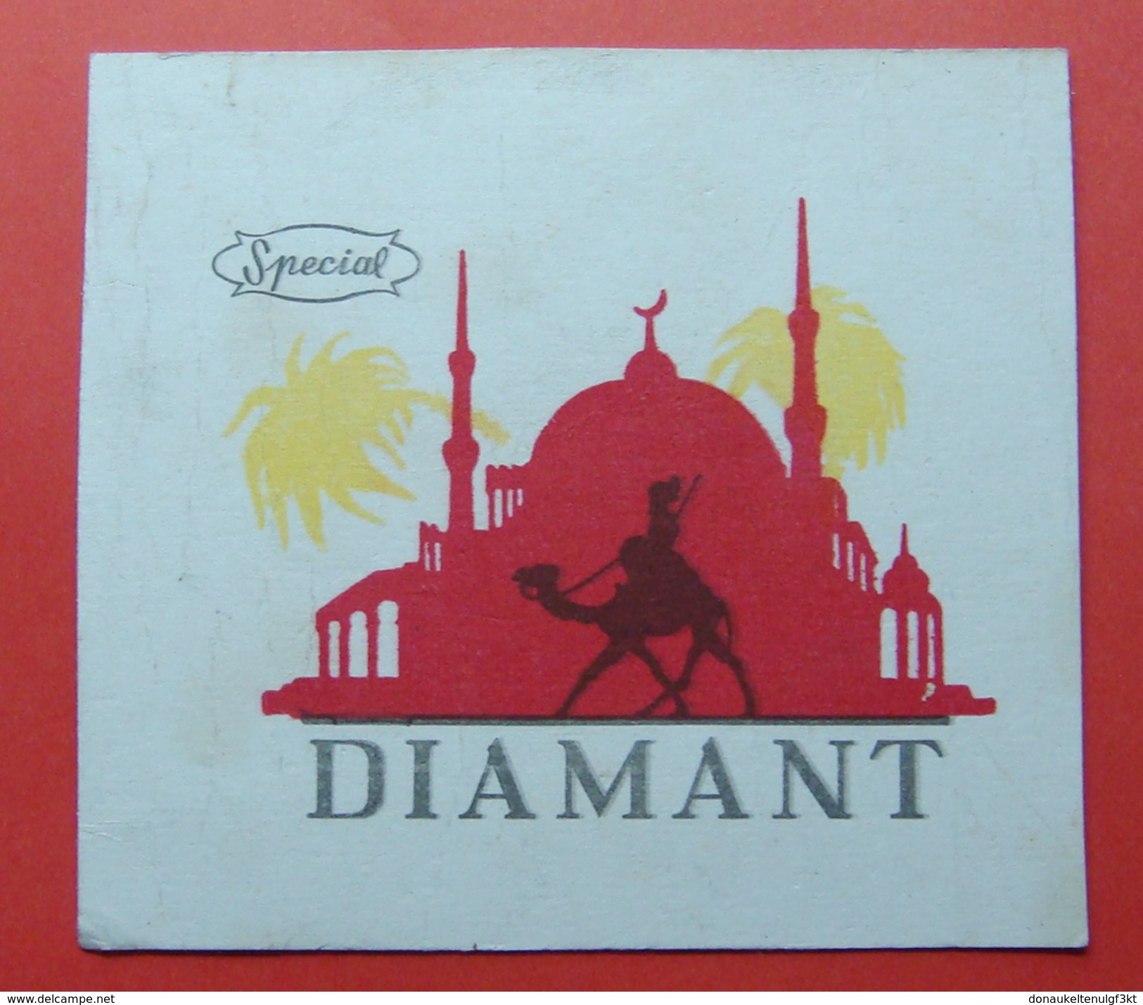 ETIQUETE ALBANIA CIGARETTES *DIAMANT SPECIAL* - Sonstige & Ohne Zuordnung