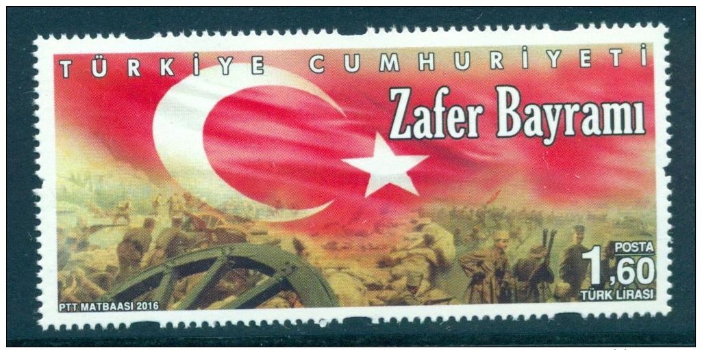 TURKEY 2016 VICTORY DAY - FLAG MNH M07456 - Neufs