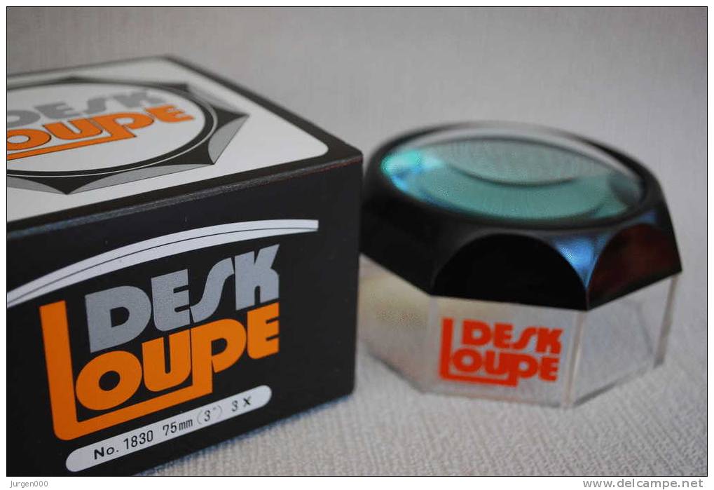 Deskloupe, NIEUW/NOUVEAU (015) - Stamp Tongs, Magnifiers And Microscopes