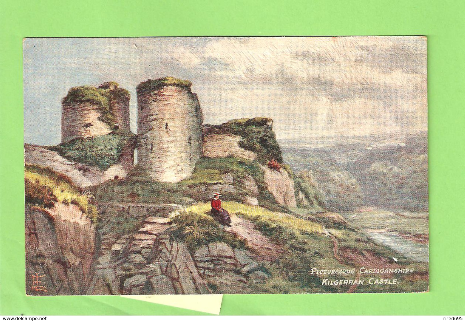 CP PAYS DE GALLE - CARDIGANSHIRE - KILGERRAN CASTLE - (aspect Touche Peinture) - Cardiganshire