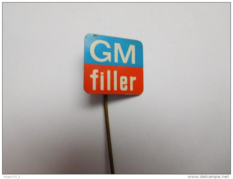 Epinglette ( No Pin´s ) , Auto , GM Filler , Général Motors , Filtres - Andere & Zonder Classificatie