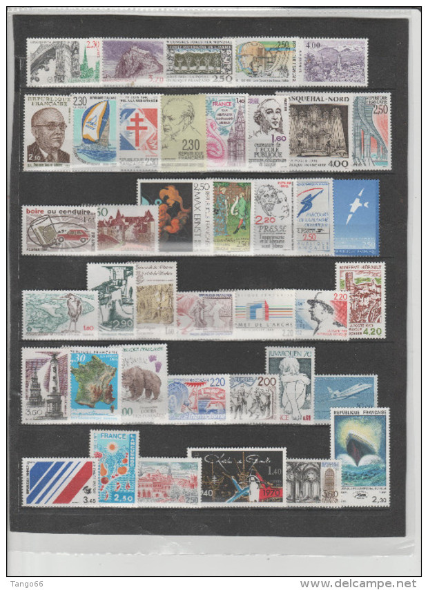 FRANCE: LOT DE 80 TIMBRES NEUFS** (faciale + De 200 Frs) 2 SCAN - Vrac (max 999 Timbres)