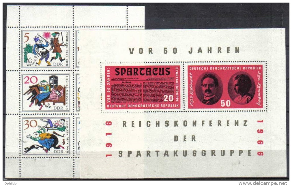 DDR  Année Complete  1966  * *   TB  Cote 77 Euro Environ - Ungebraucht