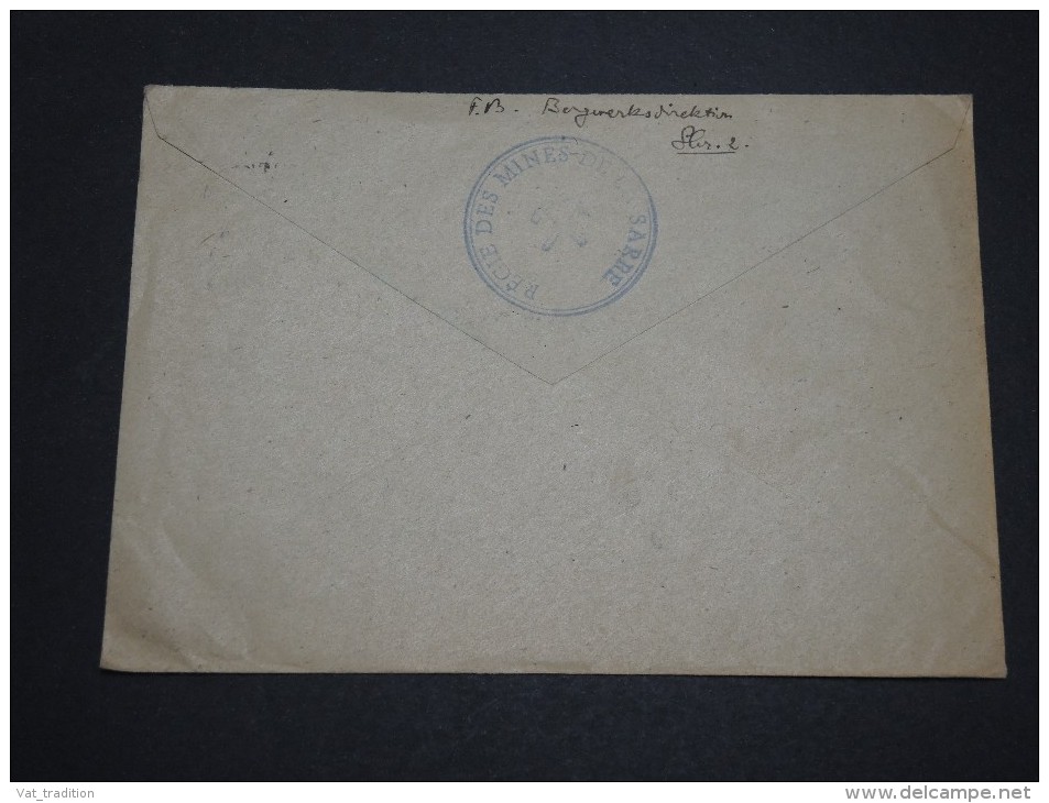 SARRE - Enveloppe Commerciale Pour La France En 1950 - A Voir - L 4659 - Lettres & Documents