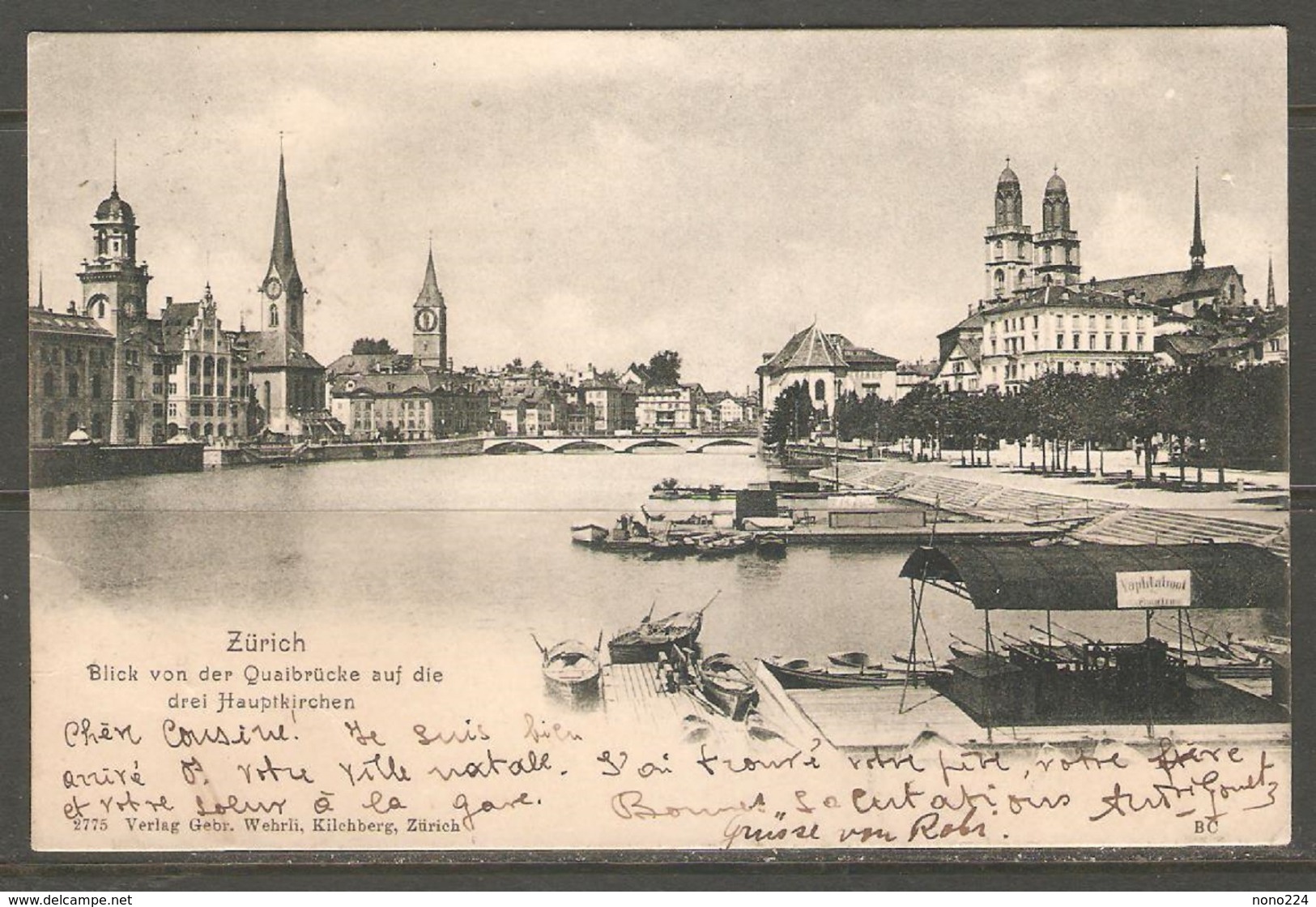 Carte Postale De 1905 ( Zurich )) - Zürich