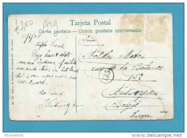 CPA Argentine Argentina Circulé Type Ethnic - Argentinien