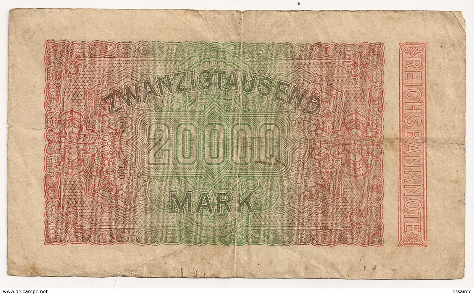 Allemagne. Reichsbanknote 20000 Mark. Novembre 1923 - 20.000 Mark