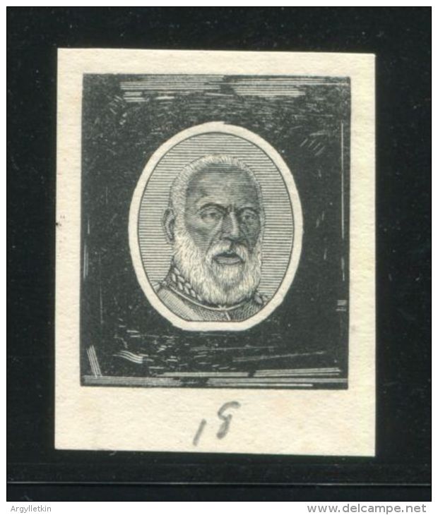 TONGA 1892 KING GEORGE I DIE PROOF KING'S HEAD NEW ZEALAND No.18 - Tonga (...-1970)